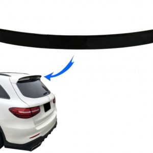 Rear Roof Spoiler Wing suitable for Mercedes GLC X253 SUV (2015-up) Piano Black
