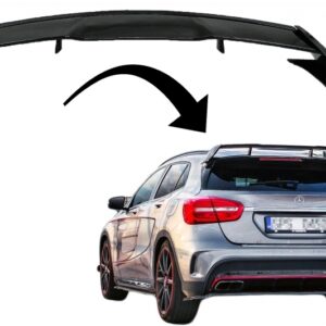 Roof Boot Lid Spoiler suitable for Mercedes GLA X156 (2014-2019) GLA45 Design Piano Black