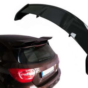 Roof Boot Lid Spoiler suitable for Mercedes A-Class W176 (2012-2018) A45 Design Piano Black