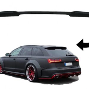 Roof Spoiler suitable for Audi A6 Avant Facelift 4G C7 (2015-2018) Piano Black