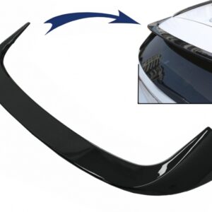 Roof Spoiler Wing suitable for BMW X1 SUV F48 Pre-LCI (06.2015-2019) AC Style Piano Black