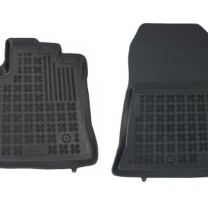 Rubber Floor Mat Black Front suitable for Dacia Dokker Van (2012-2021)