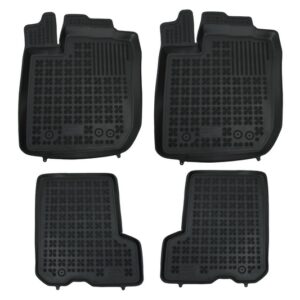 Rubber Floor mat Black suitable for Dacia Sandero II (2013-2018)