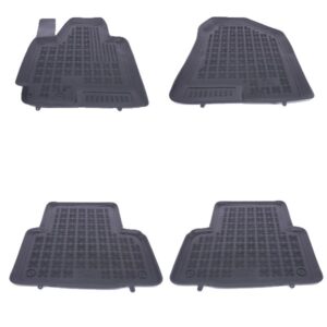 Rubber Floor mat Black suitable for Hyundai IX35 (2010-2015)