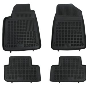 Rubber Floor Mat Black suitable for PEUGEOT 407 (04.2004-2011)