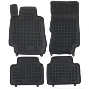 Rubber Floor Mats Black suitable for ALFA ROMEO GIULIA (952) 4x4 Q4 (2016-Up)