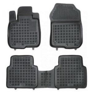 Rubber Floor Mats Black suitable for Honda CR-V V (2018-up) CR-V e:HeV (2022-up) Hybrid (HEV)