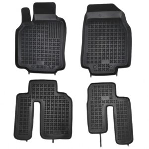 Rubber Floor Mats Black suitable for MAZDA CX9 (2007-2015)