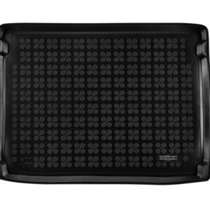 Rubber Trunk Mat Black suitable for Ford Focus IV Hatchback (2018-up) version with full size tire