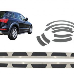 Running boards Side Steps suitable for AUDI Q5 8R (2008-2013) with Fender Flares Wheel Arches Extensions Trims OE Design