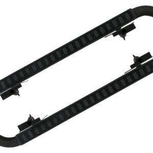 Running Boards Side Steps suitable for Land Rover Defender 110 (1990-2016) Black Edition