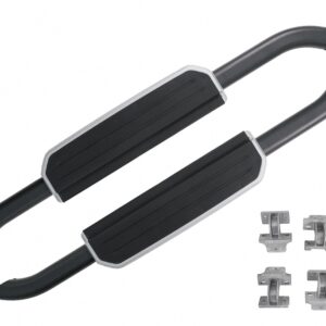 Running Boards Side Steps suitable for Land Rover Defender L663 90 (2020-up) Black Edition