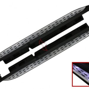 Running Boards suitable for Mercedes GL-Class X166 (2012-2015) GLS-Class Facelift (2016-2018) Side Steps with LED Courtesy Light