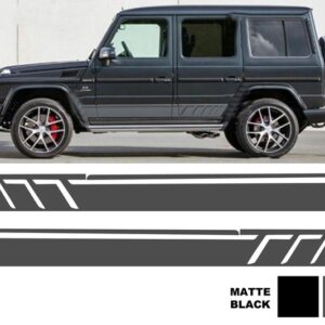 Side Decals Sticker Vinyl Dark Grey suitable for Mercedes G-class W463 (1989-2017)