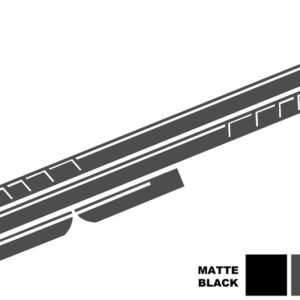 Side Decals Sticker Vinyl Dark Grey suitable for Mercedes CLA W117 C117 X117 (2013-2016) A Class W176 (2012-up) 45 Design Edition 1