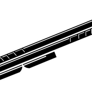 Side Decals Sticker Vinyl Matte Black suitable for Mercedes CLA W117 C117 X117 (2013-2016) A Class W176 (2012-up)