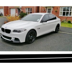 Side Decals Sticker Vinyl Matte Black suitable for BMW 5 Series F10 F11 (2011-Up) M-Performance Design
