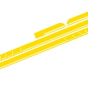 Side Decals Sticker Vinyl Matte Yellow suitable for Mercedes CLA W117 C117 X117 (2013-2016) A Class W176 (2012-up) 45 Design Edition 1