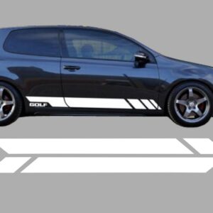 Side Decals Sticker Vinyl White suitable for VW  Golf 5 6 7 V VI VII (2003-up)