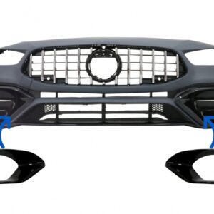 Side Grilles Cover Frames suitable for Mercedes CLA 45 CLA 45S X118 C118 (2019-05.2023) Piano Black