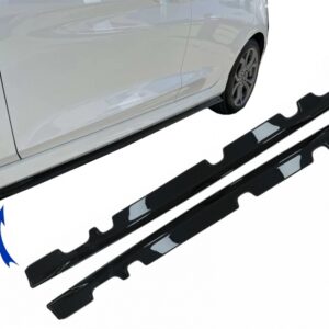 Side Skirts Extensions suitable for Ford Fiesta Mk8 ST / ST-Line (2017-2021) Piano Black