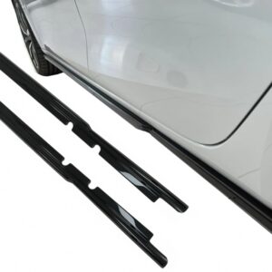 Side Skirts Extensions suitable for Seat Leon Mk4 (2020-up) Piano Black