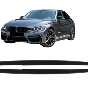 Side Skirts Lip Extensions suitable for BMW 3 Series F30 F31 (2011-Up) M-Performance Design Add-on
