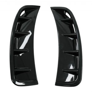 Side Vents Front Bumper suitable for Mercedes A Class W177 Hatchback (04.2018-2022) V177 Sedan (04.2018-2022) Piano Black