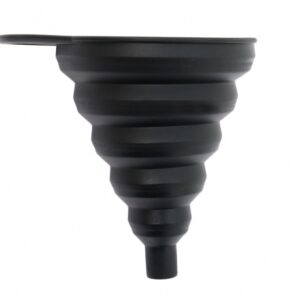 Silicone Foldable Oil Funnel Black L 1