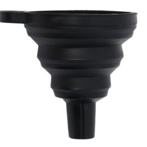 Silicone Foldable Oil Funnel Black M 1