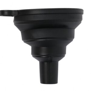 Silicone Foldable Oil Funnel Black M