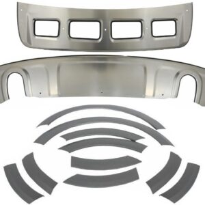 Skid Plates and Fender Flares Wheel Arch Extensions Trims Off Road suitable for AUDI Q5 8R (2008-2012)