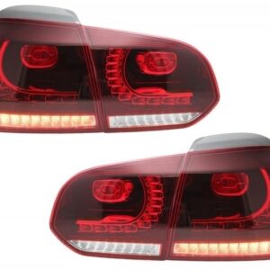Taillights Full LED suitable for VW Golf 6 VI (2008-2013) Cherry Red R20 GTI Design (LHD and RHD)