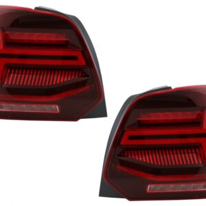 Taillights Full LED suitable for VW Polo 6R 6C 61 (2011-2017) Sequential Dynamic Turning Lights Vento Look