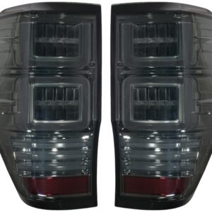 Taillights LED suitable for Ford Ranger (2012-2018) with Sequential Dynamic Turning Lights Smoke