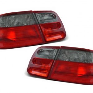 Taillights suitable for MERCEDES E class W210 Limousine (1995-03.2002) Red/Smoke