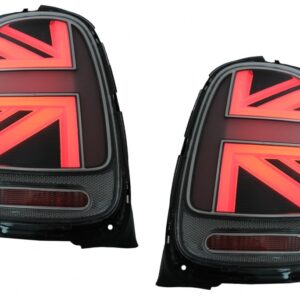 Taillights suitable for MINI ONE F55 F56 F57 3D 5D Convertible (2014-2018) JCW Design Silver