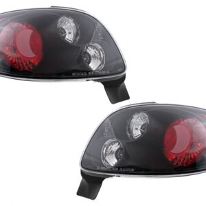 Taillights suitable for Peugeot 206 Hatchback 3D 5D (1998-Up) Black