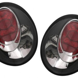 Taillights suitable for VW New Beetle HatchBack Cabrio (10.1998-05.2005) Black Housing Clear Lens