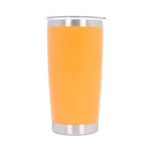 Thermos Stainless Steel SS304 Insulated Mug with Lid Double Wall Orange 20oz 590ml