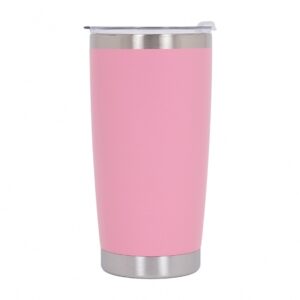 Thermos Stainless Steel SS304 Insulated Mug with Lid Double Wall Pink 20oz 590ml