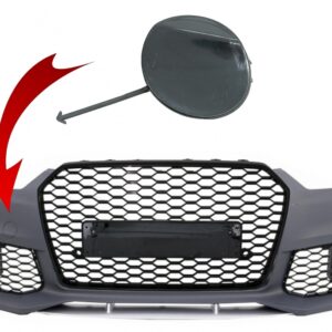 Tow Hook Cover Front Bumper suitable for Audi A6 C7 4G Facelift (2011-2018) RS6 Design