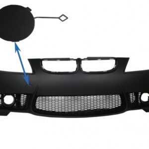 Tow Hook Cover Front bumper suitable for BMW 3 Series E90 Sedan E91 Touring (2004-2008) Non LCI M3 Design