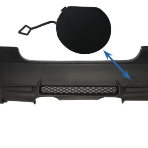 Tow Hook Cover Rear Bumper suitable for BMW 3 Series E90 (2004-2011) M3 Design