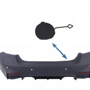 Tow Hook Cover Rear Bumper suitable for BMW 3 Series F30 (2011-up) M3 M-tech Design