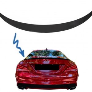 Trunk Boot Lid Spoiler suitable for Mercedes CLA C117 W117 (2013-2018) Shiny Black