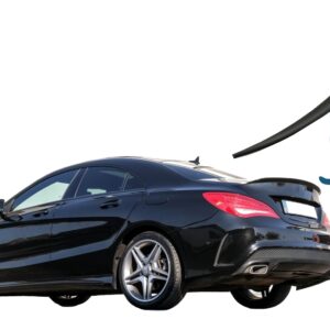 Trunk Boot Lid Spoiler suitable for Mercedes CLA C117 W117 (2013-2018) Matte Black