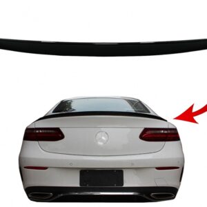 Trunk Boot Spoiler suitable for Mercedes E-Class C238 Coupe (2016-up) Piano Black