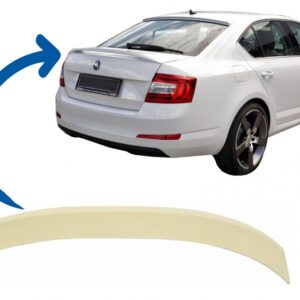 Trunk Lip Spoiler suitable for Skoda Octavia III 5E (2013-Up)