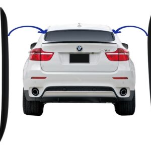Trunk Rear Fin Spoiler suitable for BMW X6 E71 E72 (2008-2014) Perfomance Design